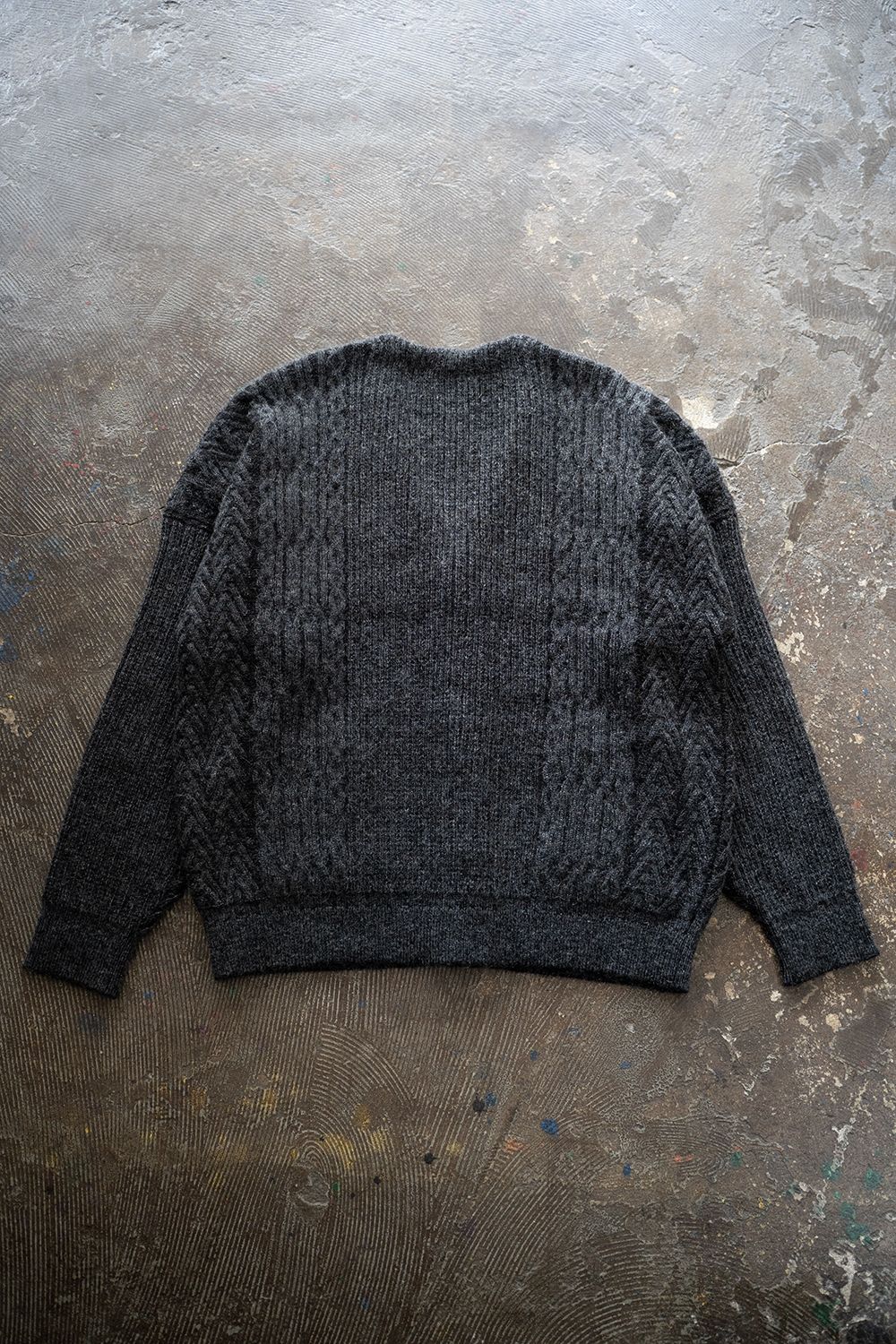 【25AW】Sekkei Mohair Cardigan(BLACK)