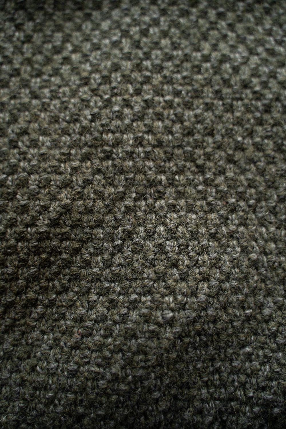 【25AW】5Gニットジップブルゾン(MELANGE KHAKI)