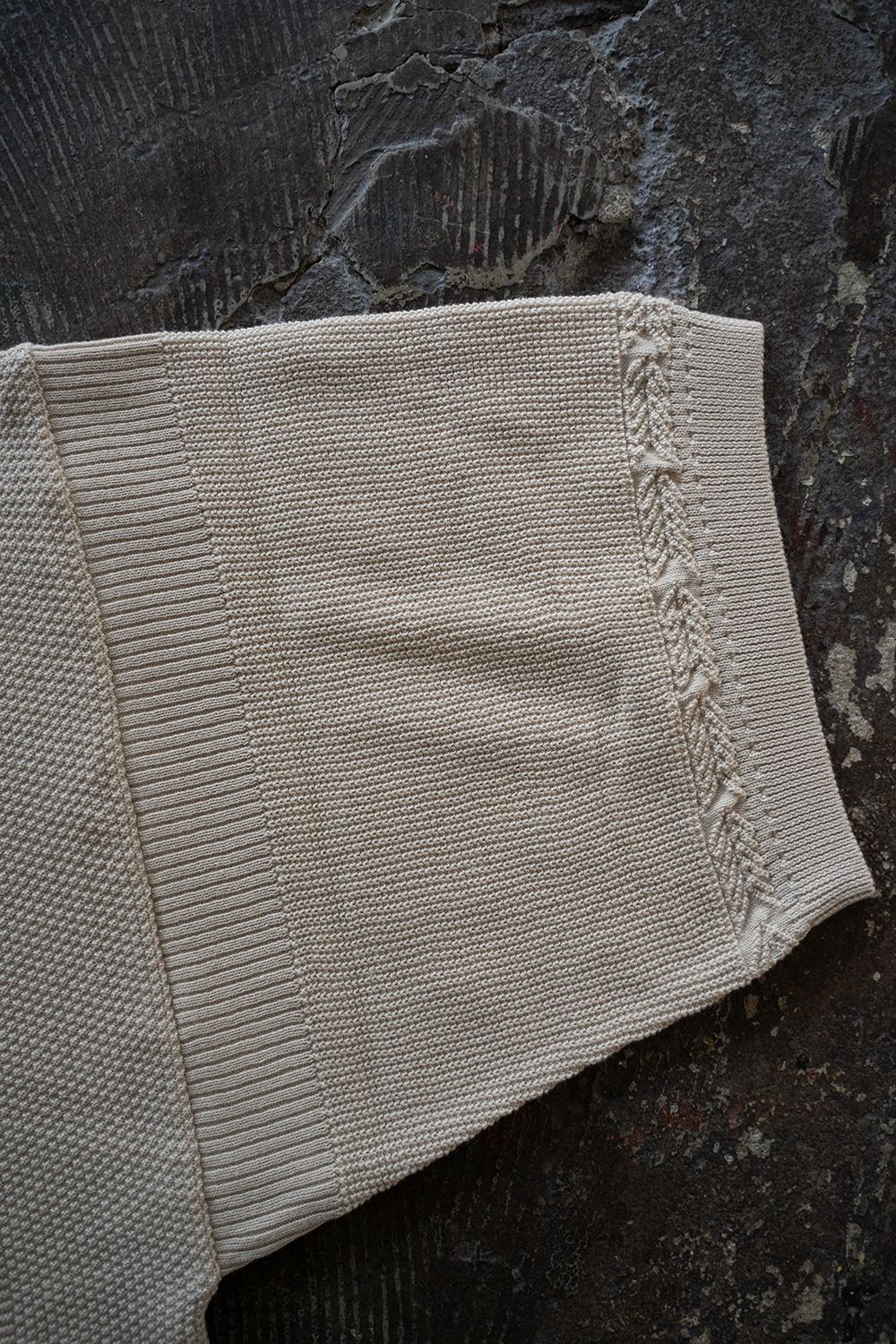 【24SS】Kusabue Knit(PEARL GRAY)