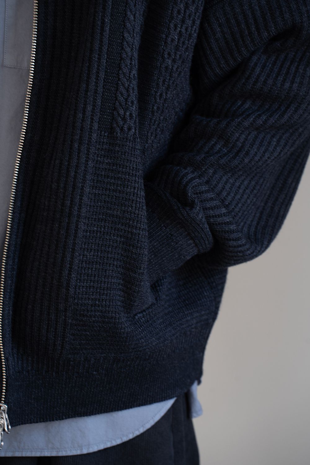 【26AW】Akiiro Drivers Knit(NAVY)