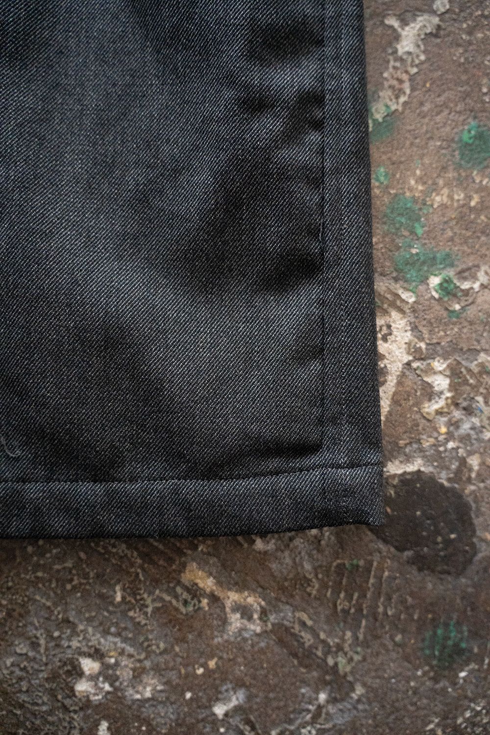 【25AW】ウールサージカバーオール(CHARCOAL)