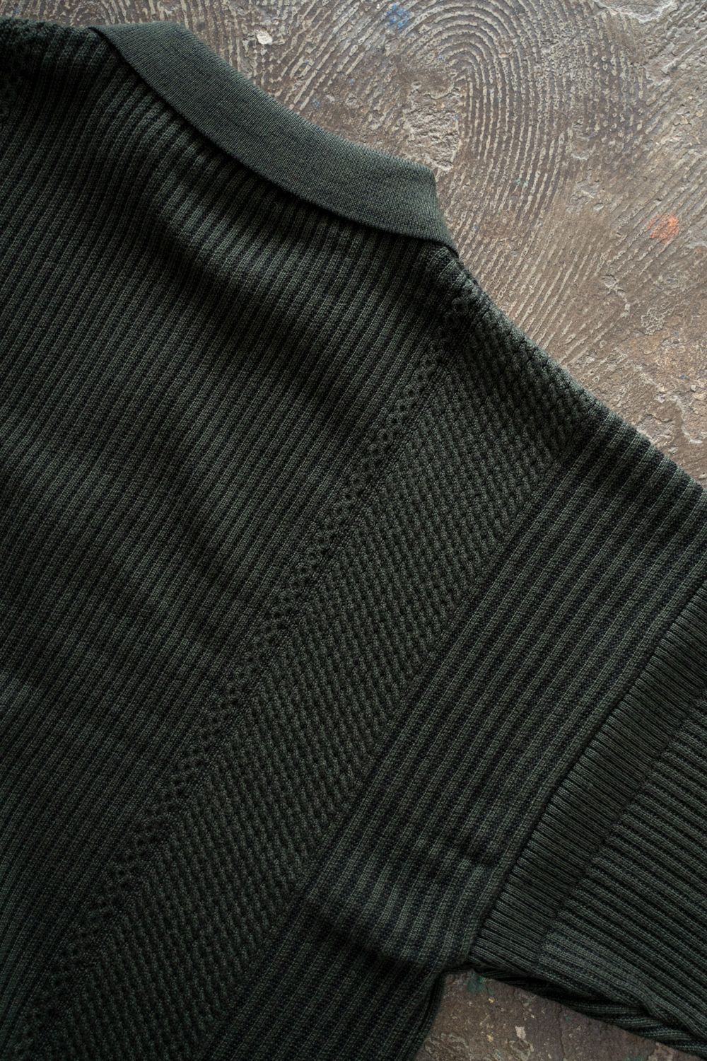 【26AW】Teriha Zip Polo(DARK OLIVE)
