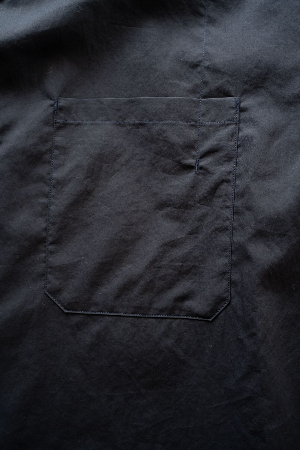 【26SS】コットンブロード半袖シャツ(NAVY)