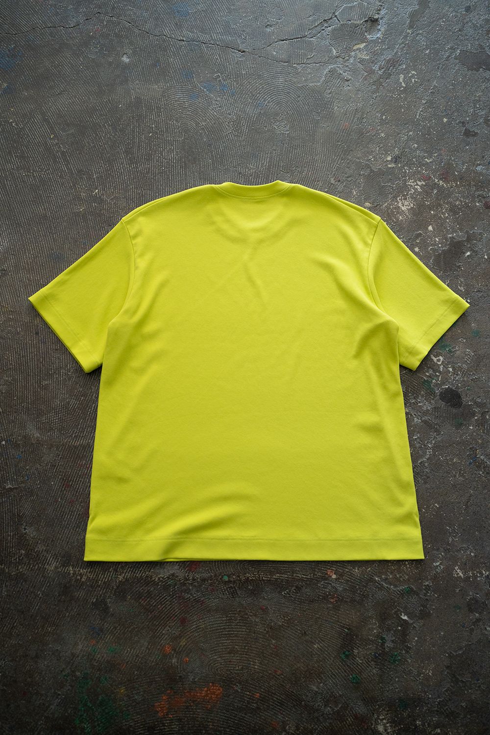 【ラスト1点】強撚コットンスムースTシャツ(YELLOW)