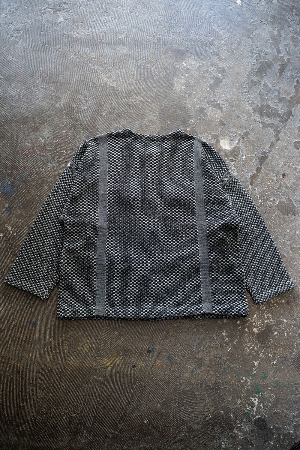 【25AW】Shinsetsu Knit Jacket(MIX GRAY)
