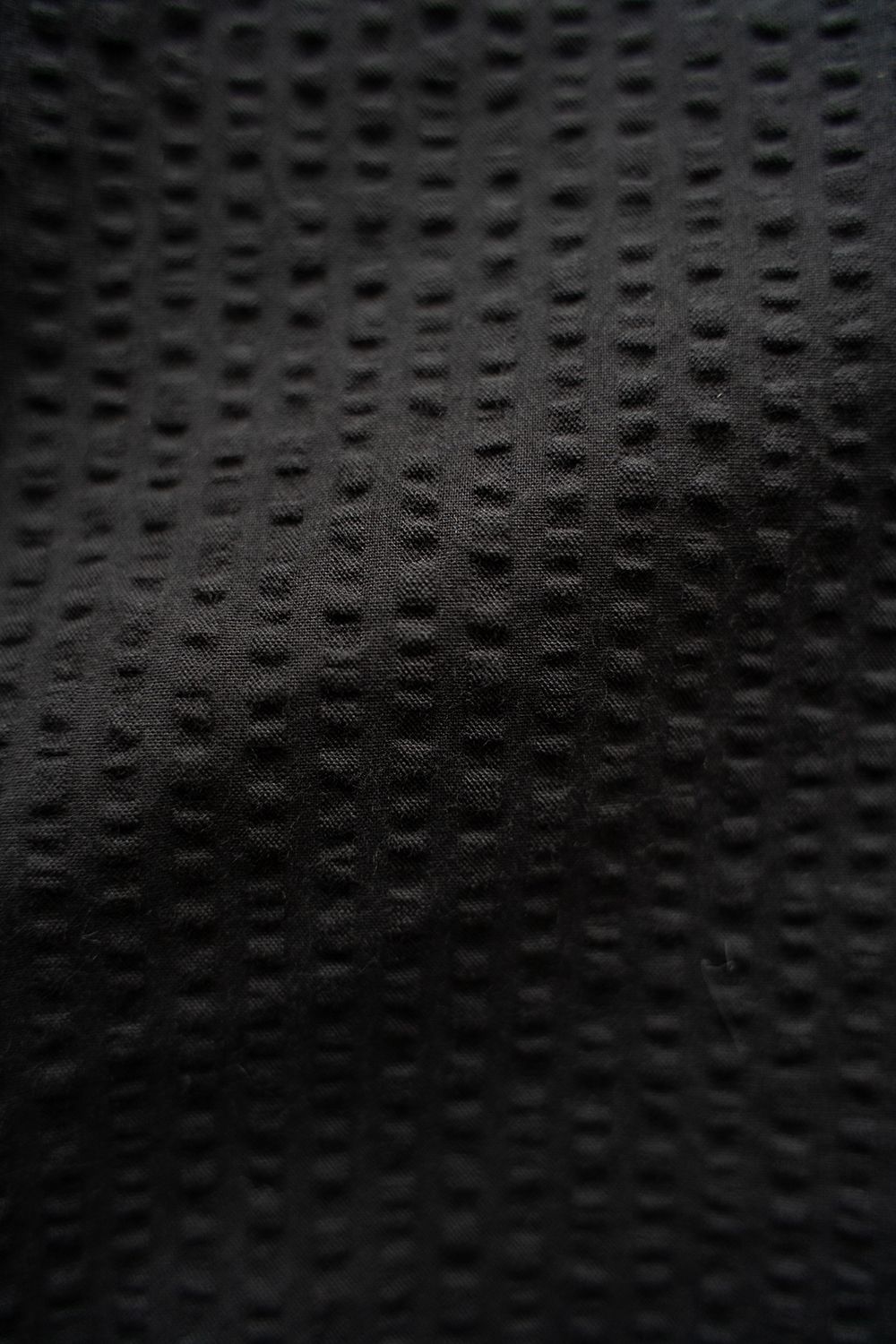 【25SS】"nite game"pajama(seersucker BLACK)【ユニセックス】【セットアップ】
