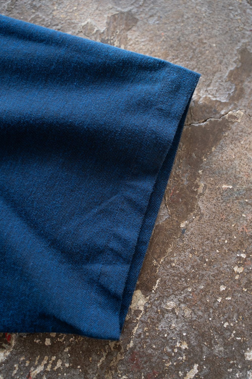 【ラスト1点】【24SS】"zen "pajama cotton×wool dobby/パジャマ(セットアップ)【ユニセックス】(NAVY)