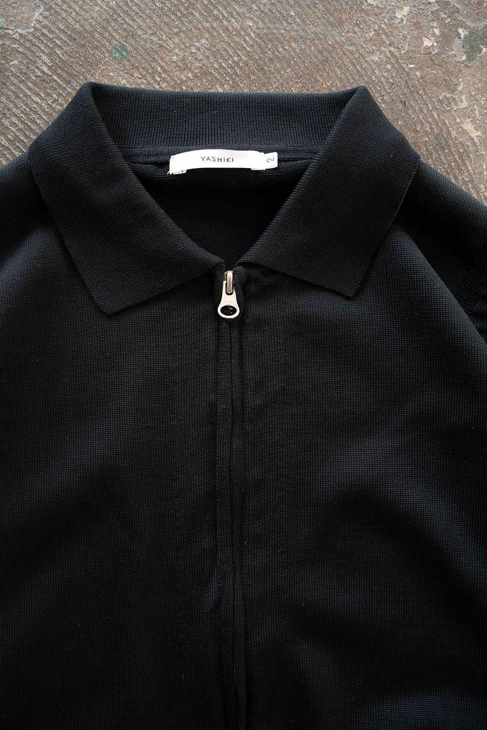 【26AW】Akiyo Zip Cardigan(BLACK)