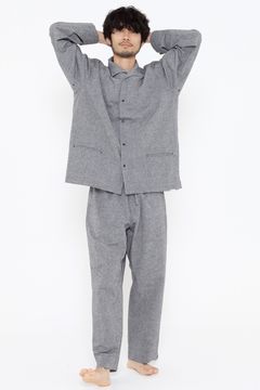 【ラスト1点】【23SS】"week"pajama【セットアップ】(LIGHT BLACK)