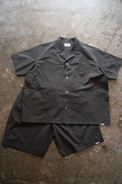 【25SS】"summer jambo"pajama(Cotton Ripple LAMP BLACK)【セットアップ】【ユニセックス】