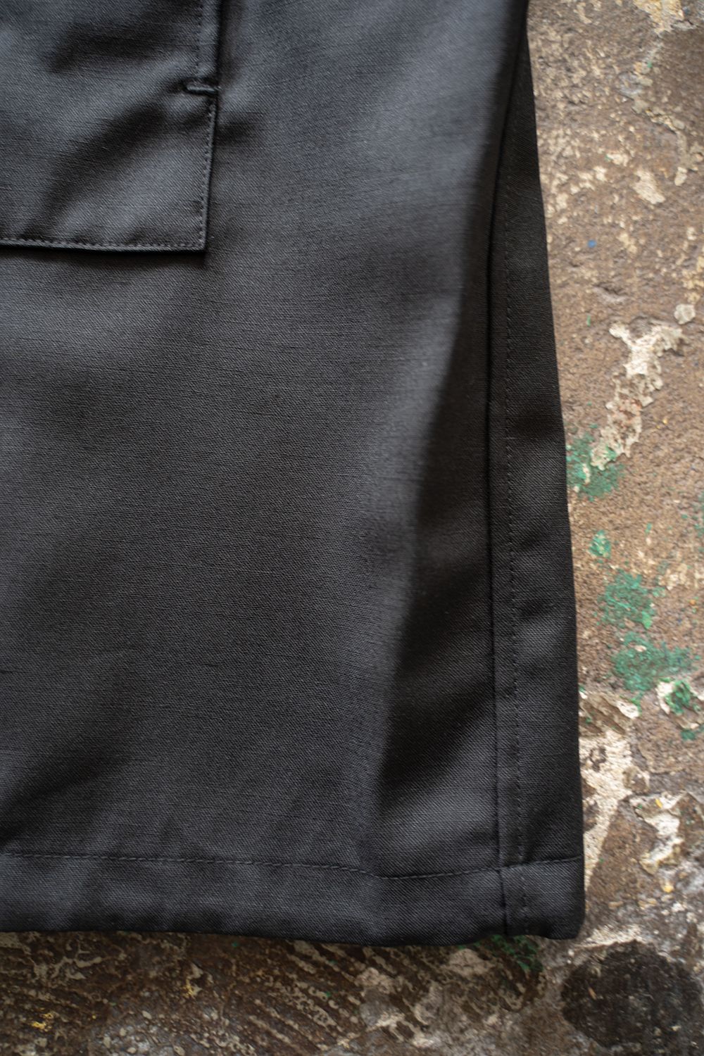 【25AW】モヘア混シャツジャケット(INK BLACK)