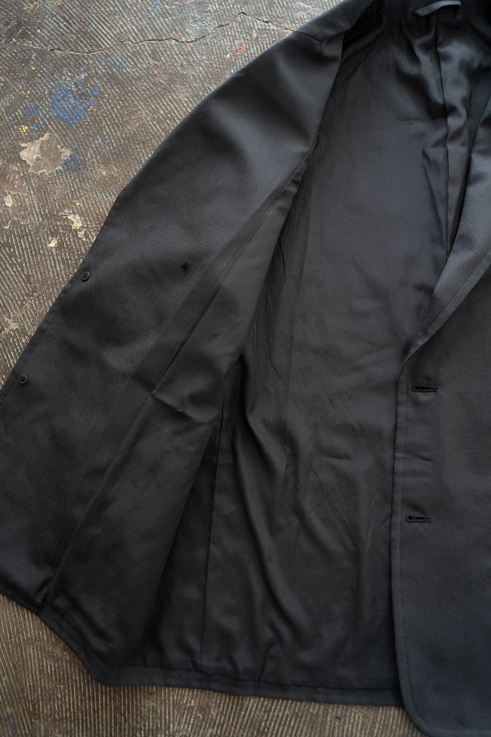 【ラスト1点】【24AW】2Bウールジャケット(INK BLACK)