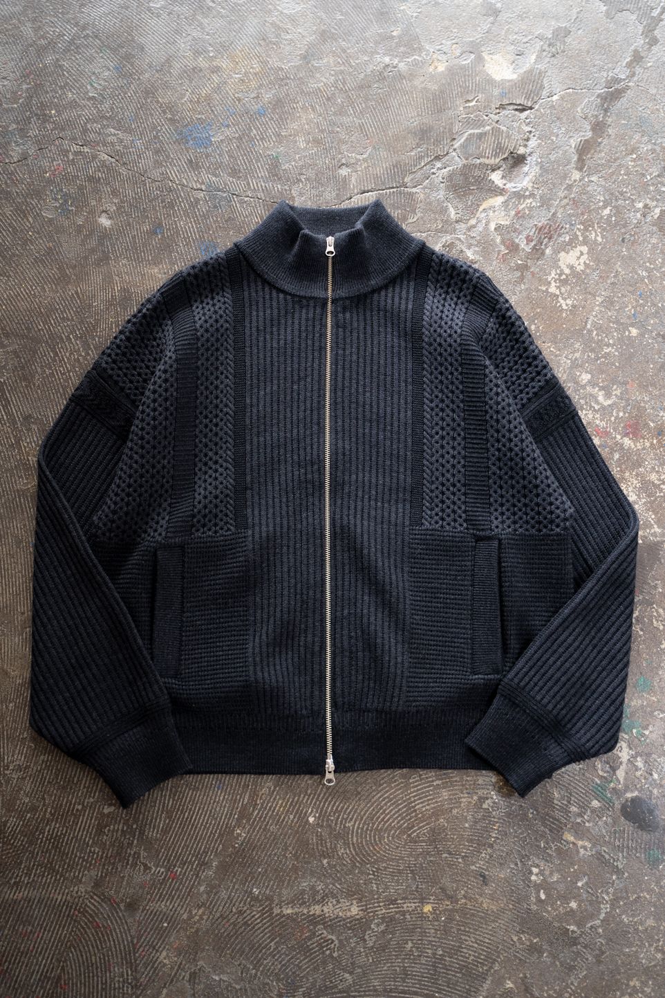 【26AW】Akiiro Drivers Knit(NAVY)