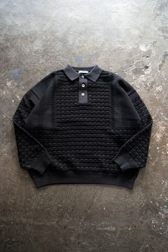 【25AW】Rikka Knit Polo(DARK NAVY)