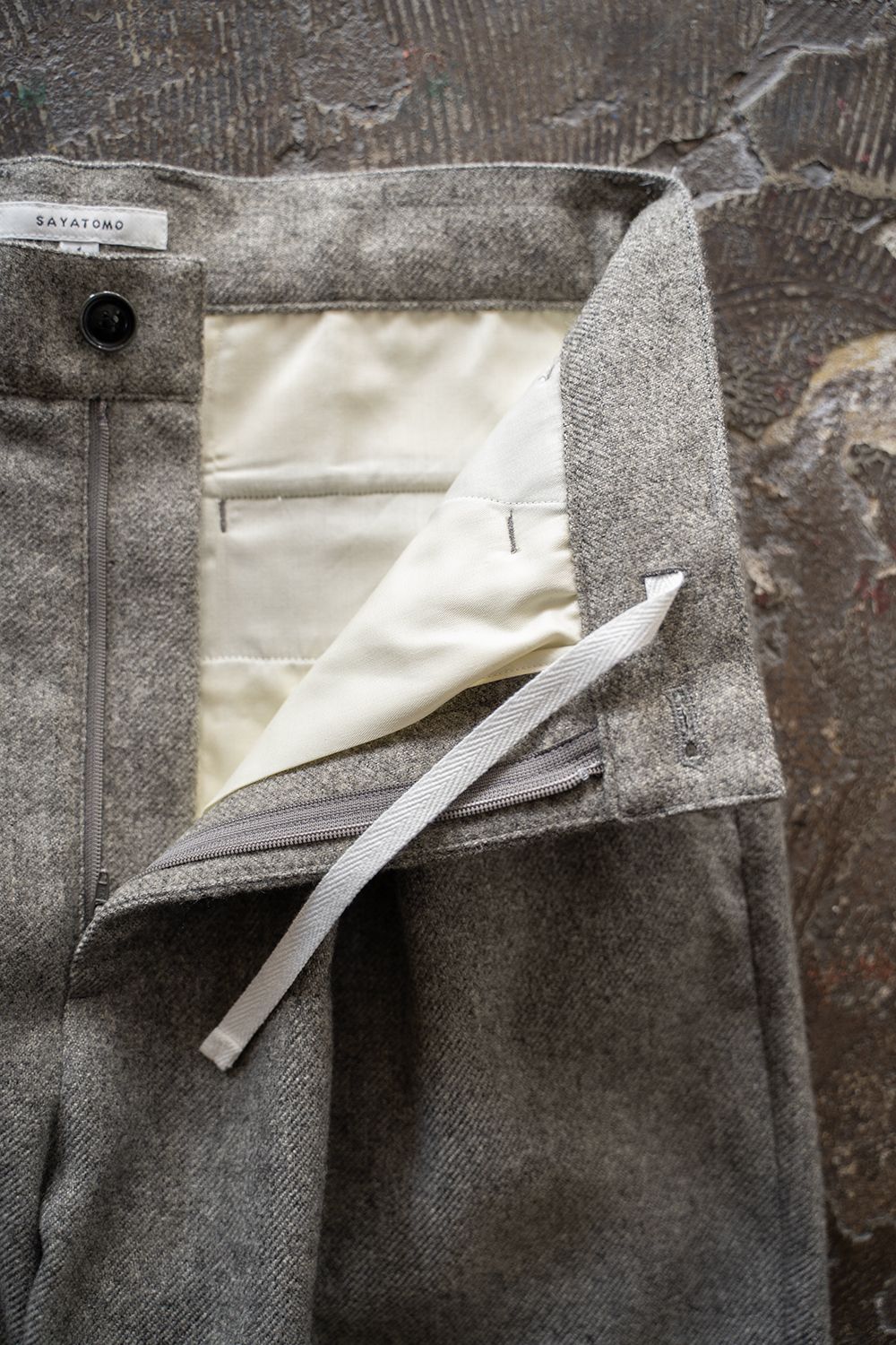 【25AW】2-Tack Wide Trousers/2タックワイドトラウザーズ(GRAY)