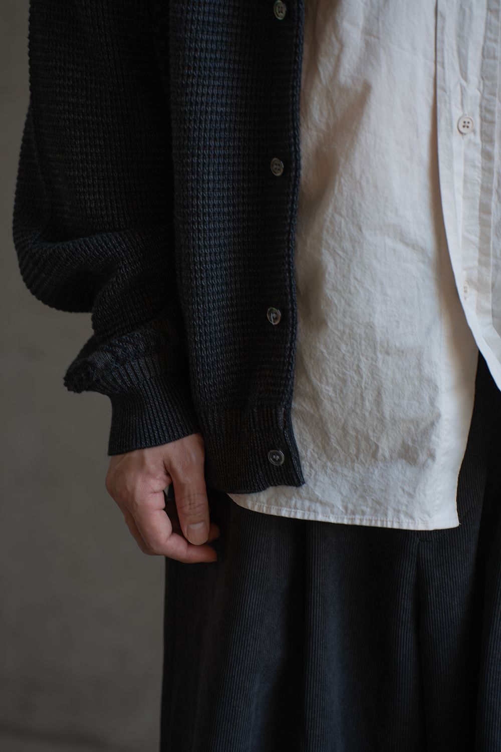 【26AW】Shinryo Cardigan(BLACK)