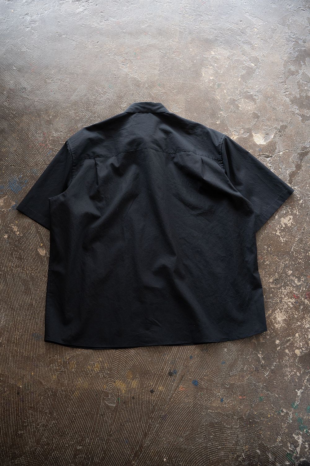 【26SS】コットンブロード半袖シャツ(NAVY)