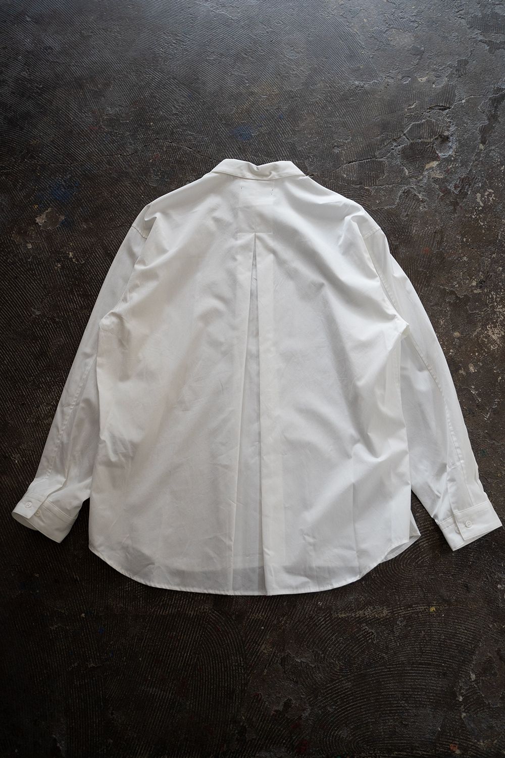 【ラスト1点】【23AW】Soft Broad Shirt/ソフトブロードシャツ(WHITE)