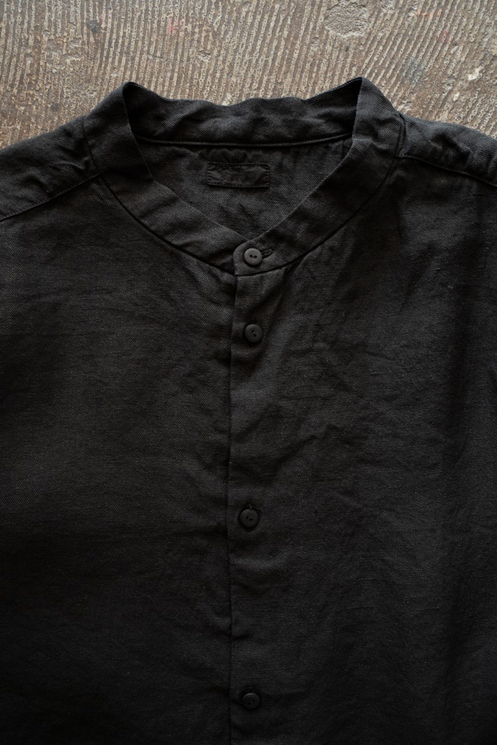 和紙大麻シャツ(黒)