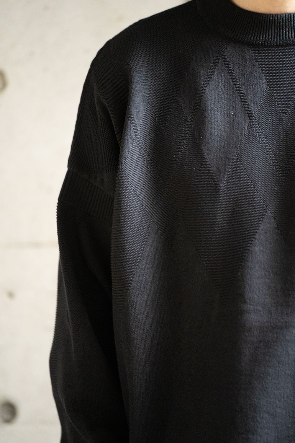 25SS YASHIKI ヤシキ Seika Knit コットン ニット YASHIKI - 【ラスト1点】【22SS】Funaato Knit(NAVY) | Salty
