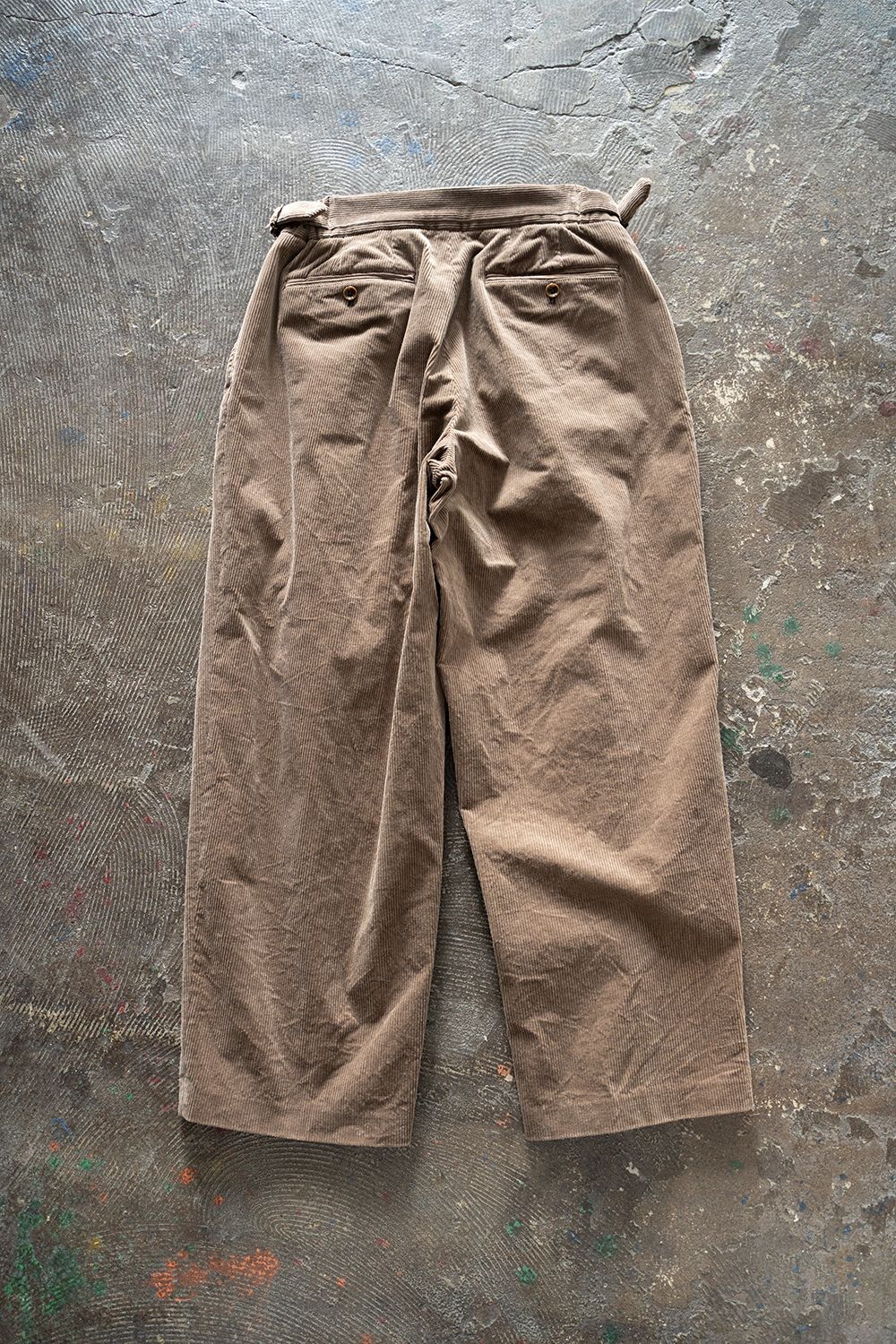 SAYATOMO - 【22AW】2-Tack Corduroy Trousers/2タック