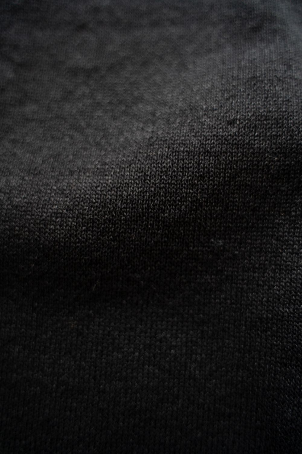 【ラスト1点】【25SS】和紙混12Gニットポロ(BLACK)