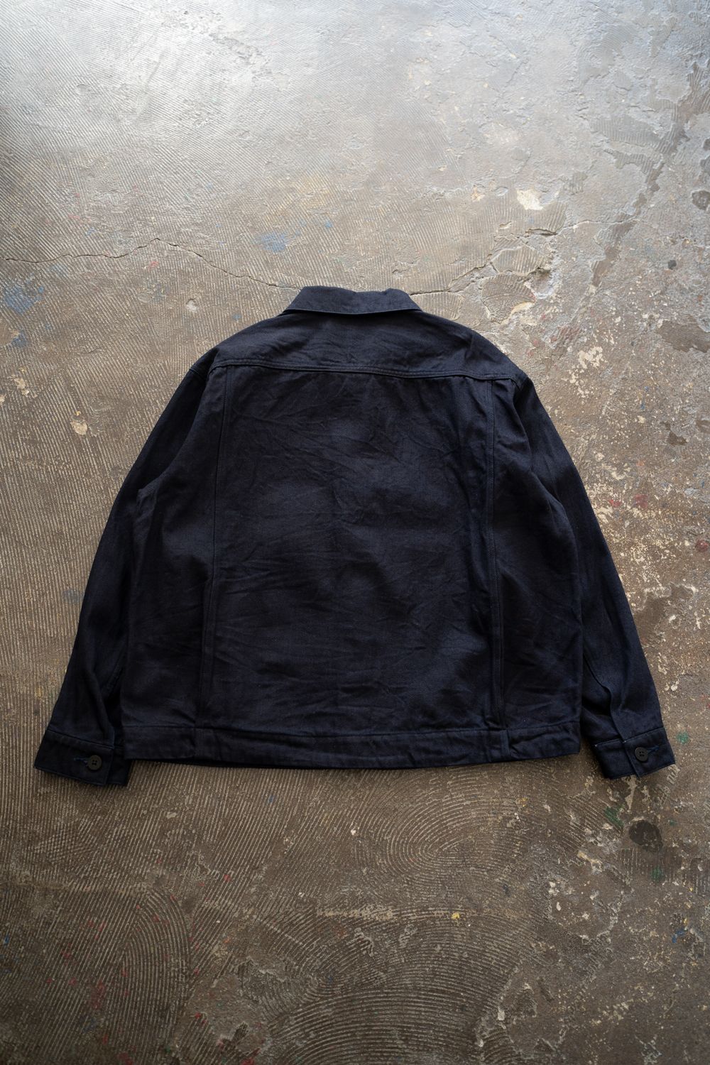 【25AW】12ozデニムブルゾン(DARK NAVY)