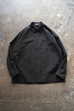 【ラスト1点】【25SS】スクエアアームホールシャツ(BLACK)
