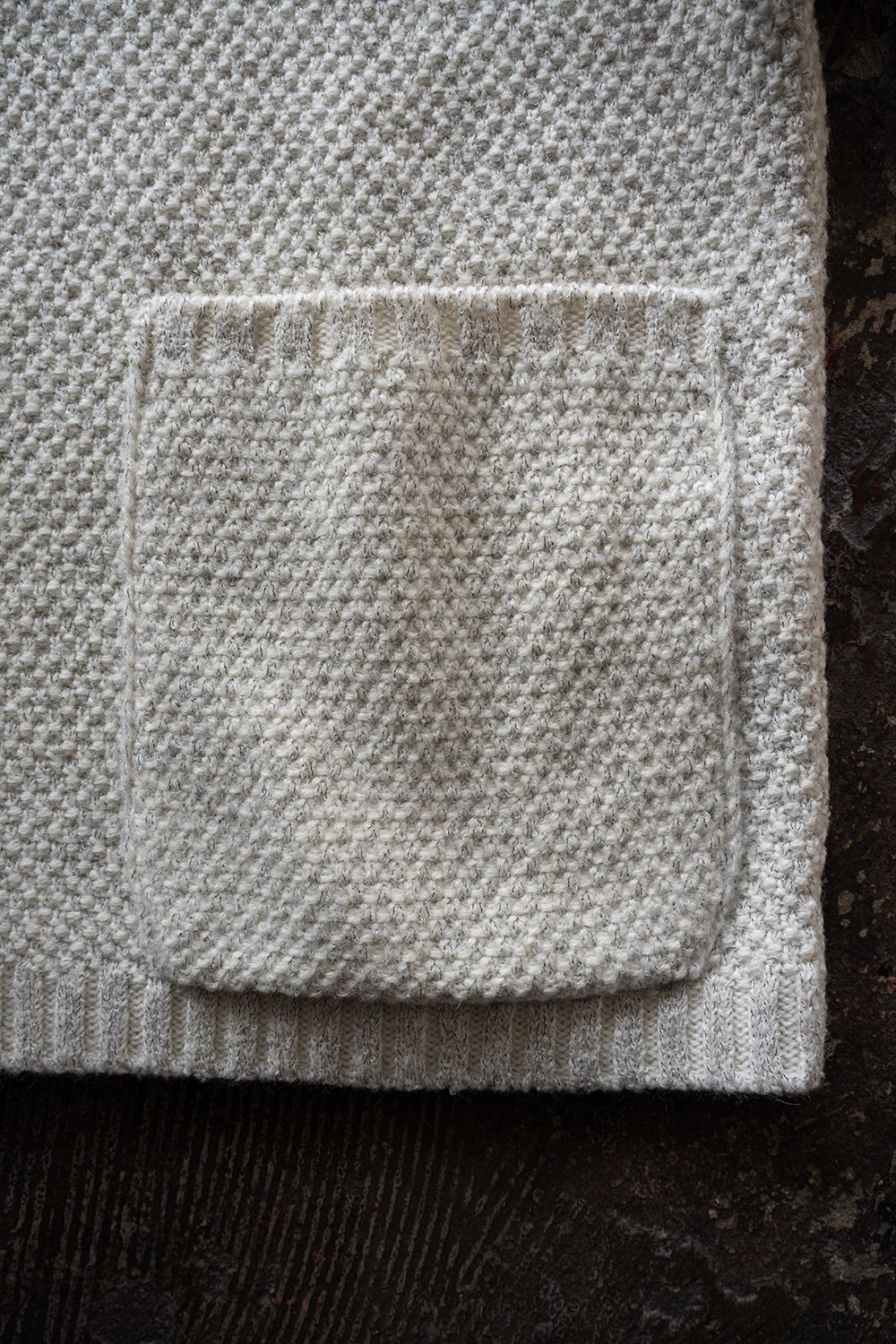 【26AW】5Gニットブルゾン(OATMEAL)
