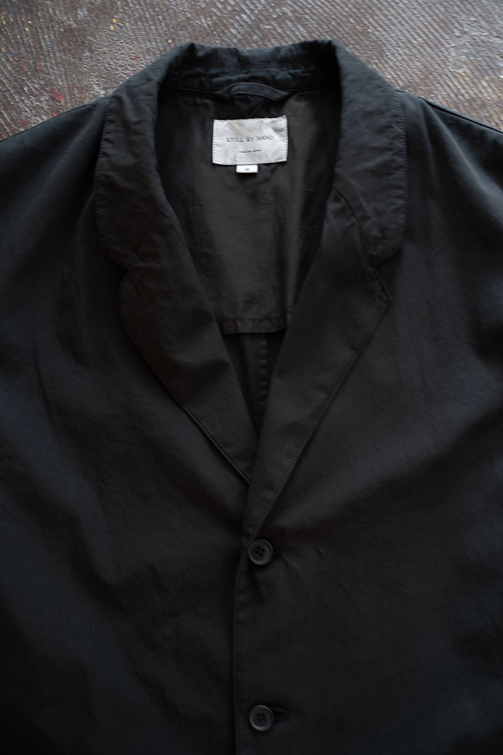 【ラスト1点】【26SS】ガーメントダイ3Bジャケット(INK BLACK)