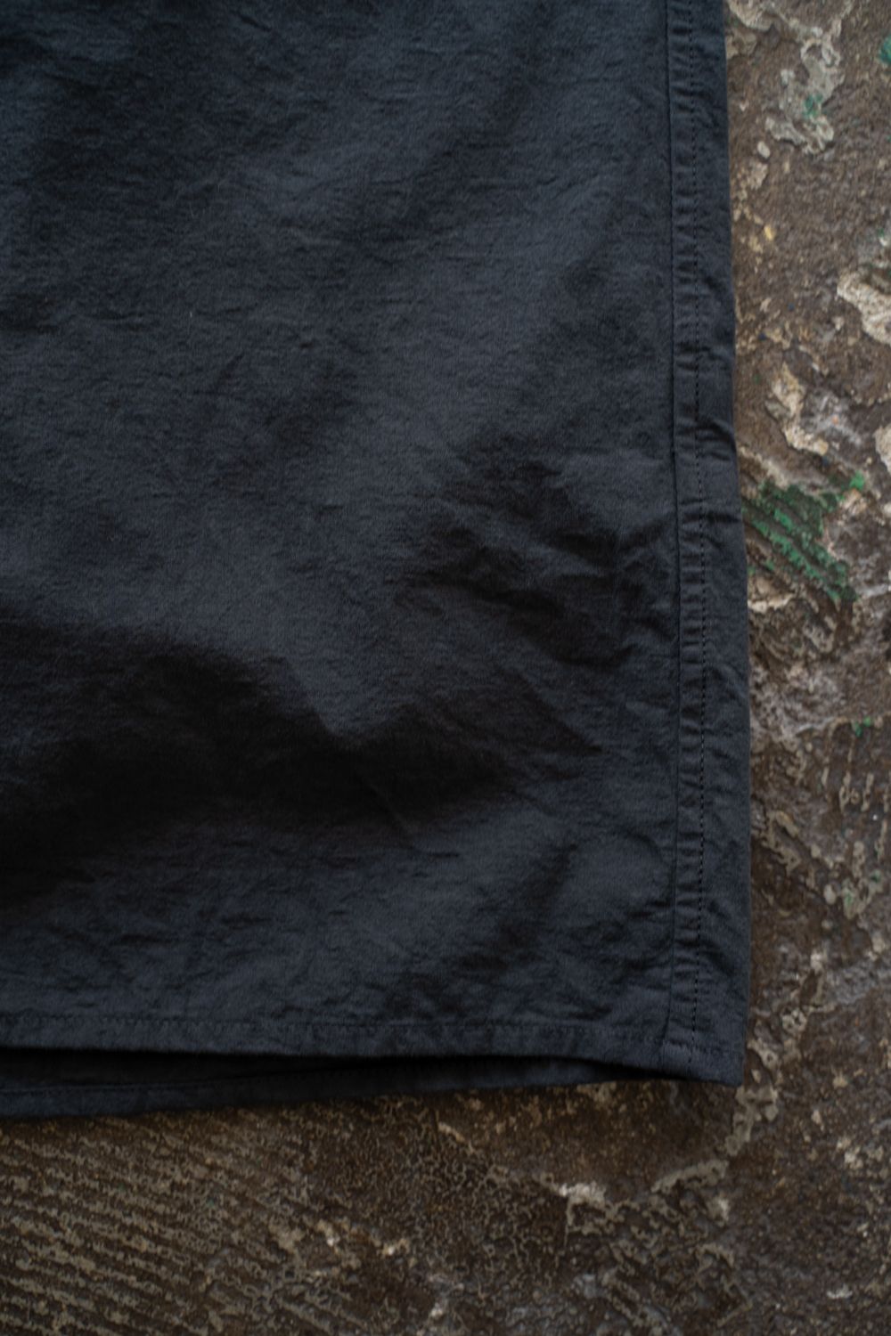 強撚OCブロードシャツ(墨黒)