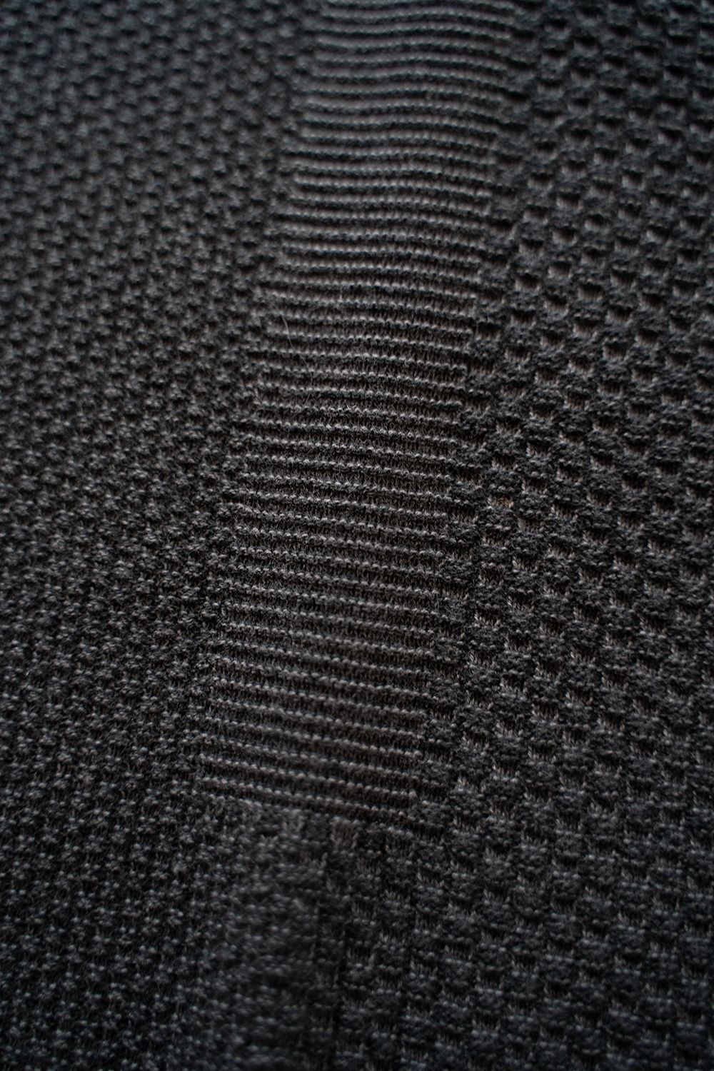 【ラスト1点】【25SS】Umiiro Knit Polo(BLACK)
