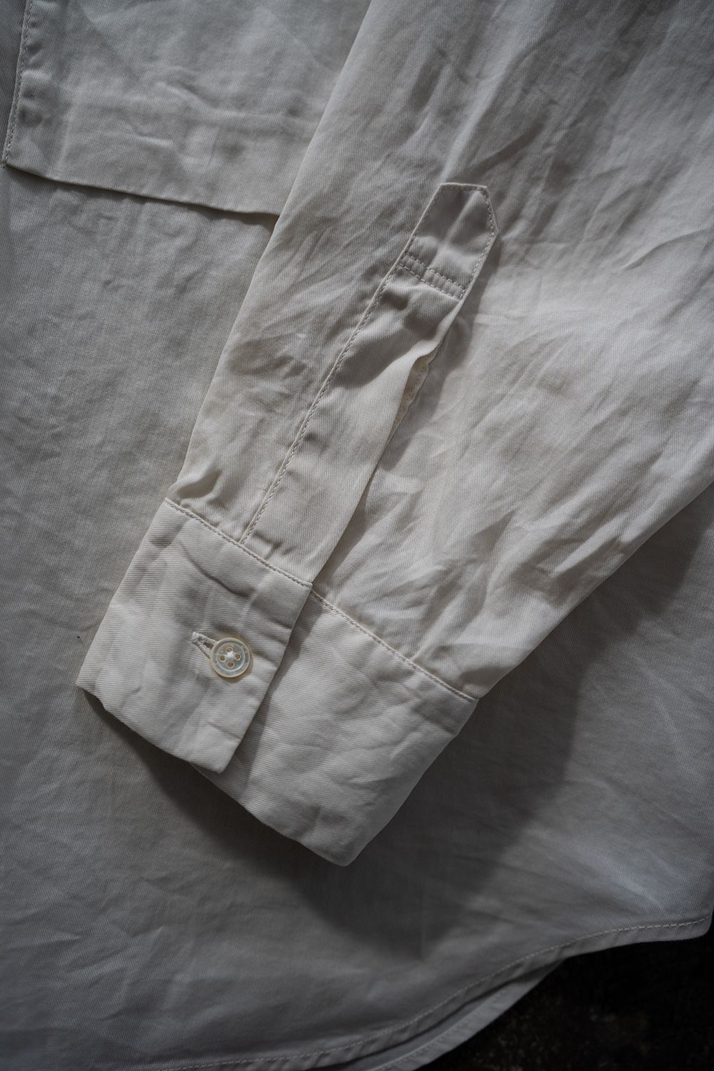 【26SS】ガーメントダイオーバーシャツ(ECRU)