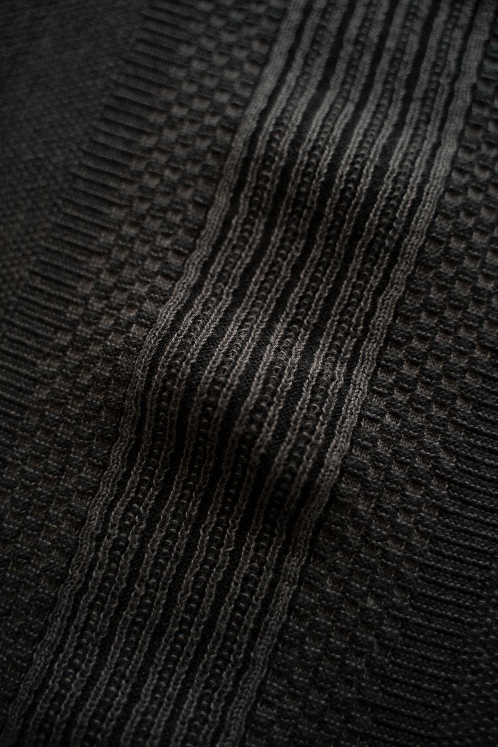 【26SS】Ryokufu Henley Knit(BLACK)