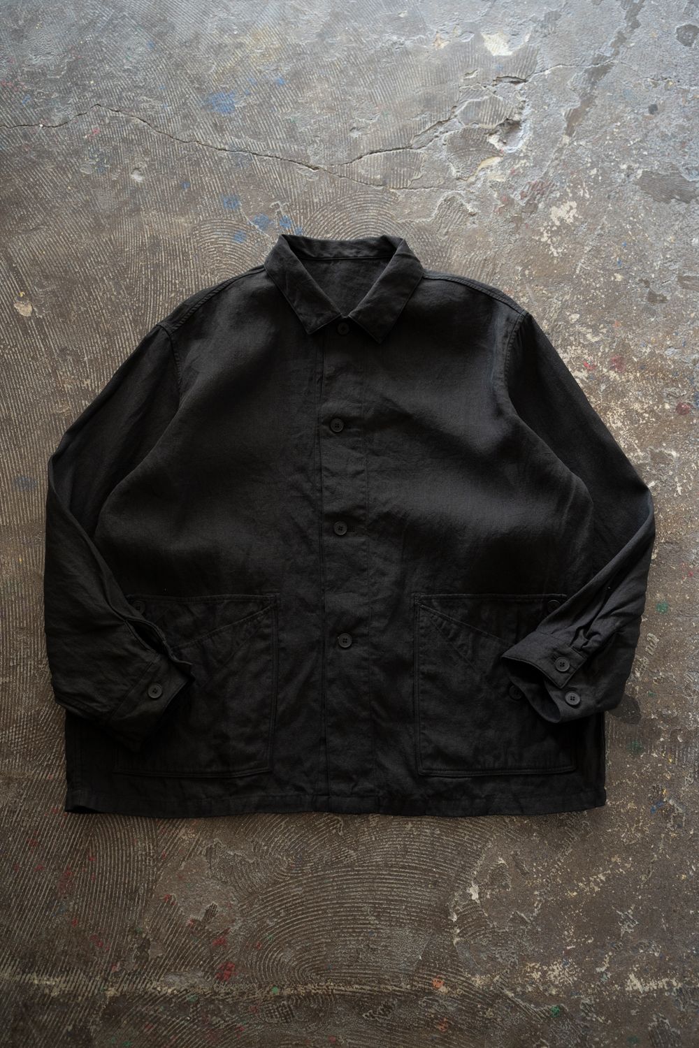 和紙大麻ジャケット(黒)