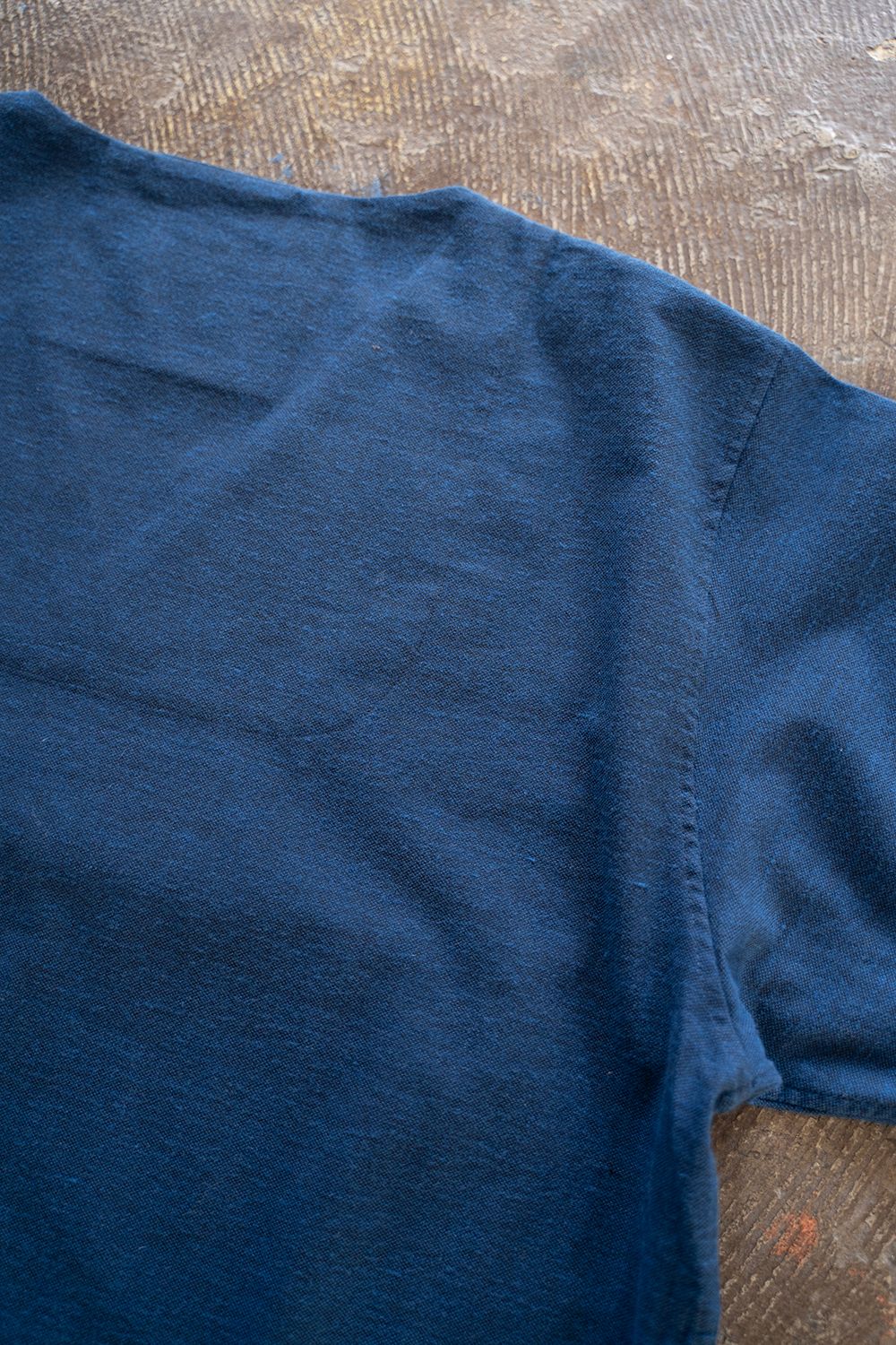 【ラスト1点】【24SS】"zen "pajama cotton×wool dobby/パジャマ(セットアップ)【ユニセックス】(NAVY)
