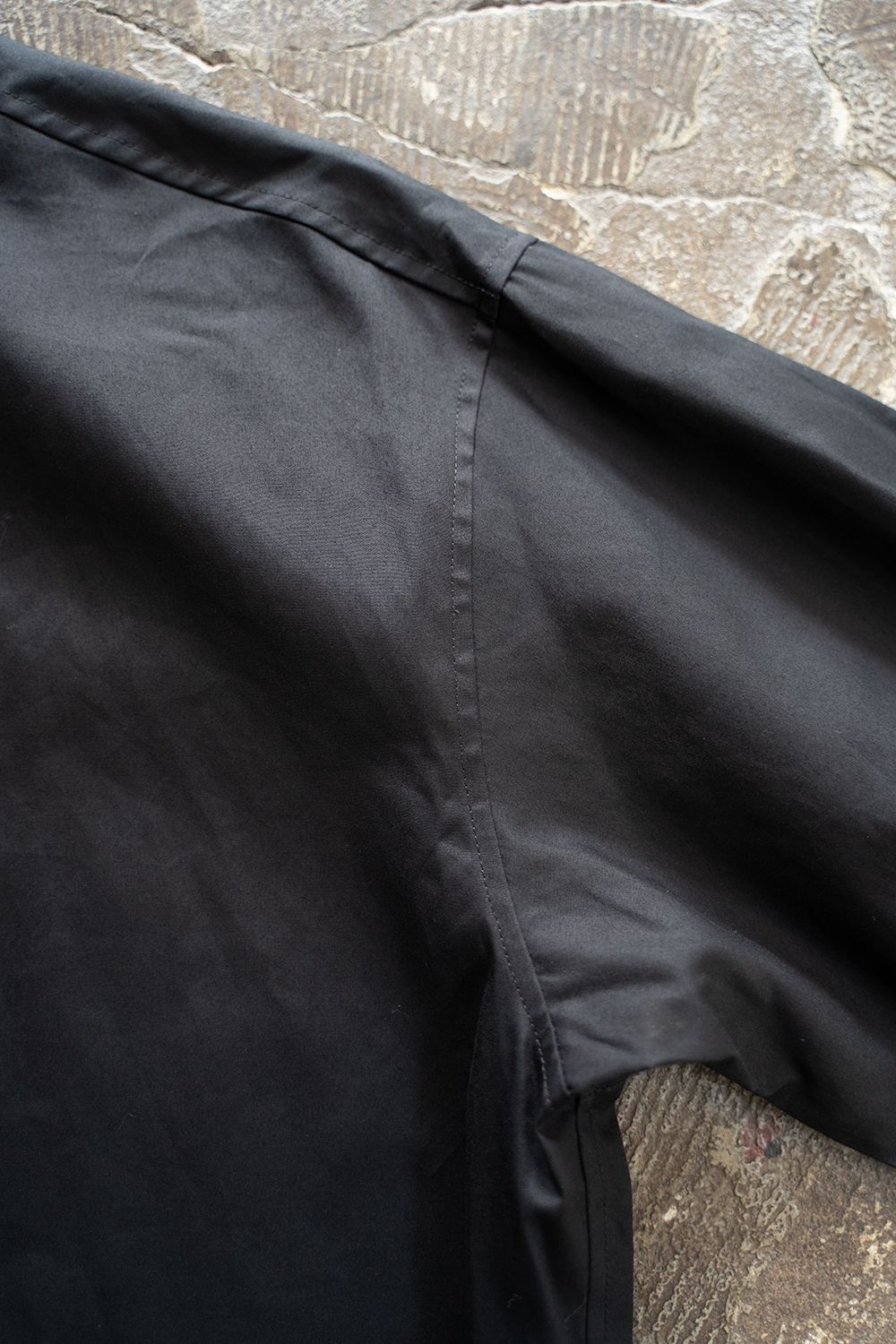 【ラスト1点】【23AW】Soft Broad Shirt/ソフトブロードシャツ(BLACK)