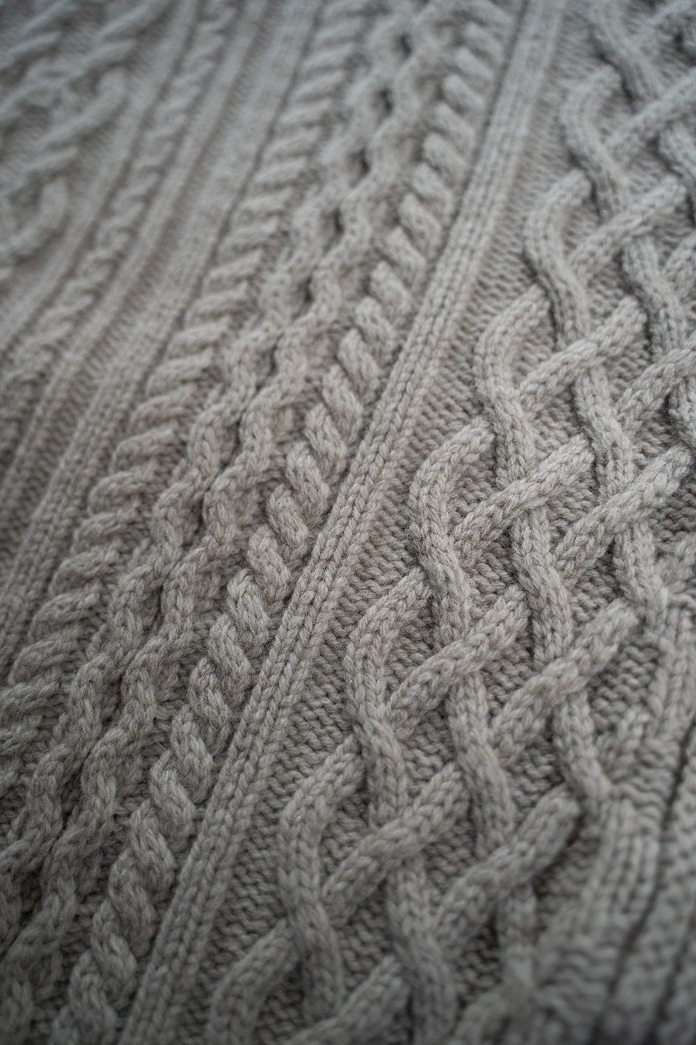 【ラスト1点】Banka Curl High Neck Knit(OATMEAL)