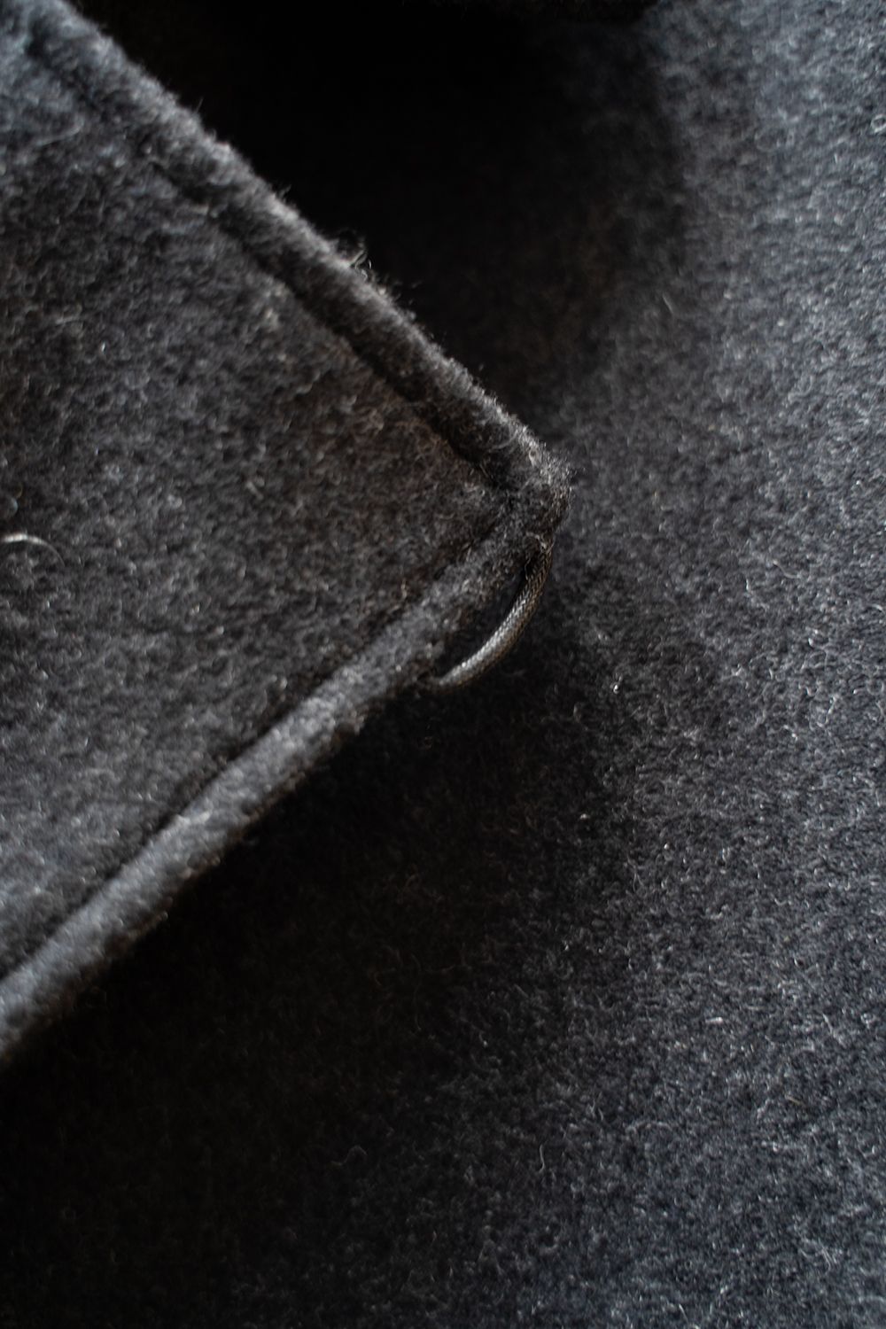 【ラスト1点】【24AW】Wool Semi P Coat(BLACK)
