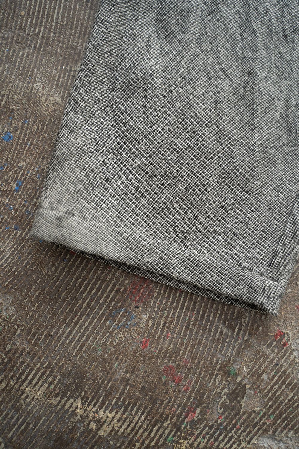 【ラスト1点】【23AW】シェットランドウールイージーパンツ(GRAY)