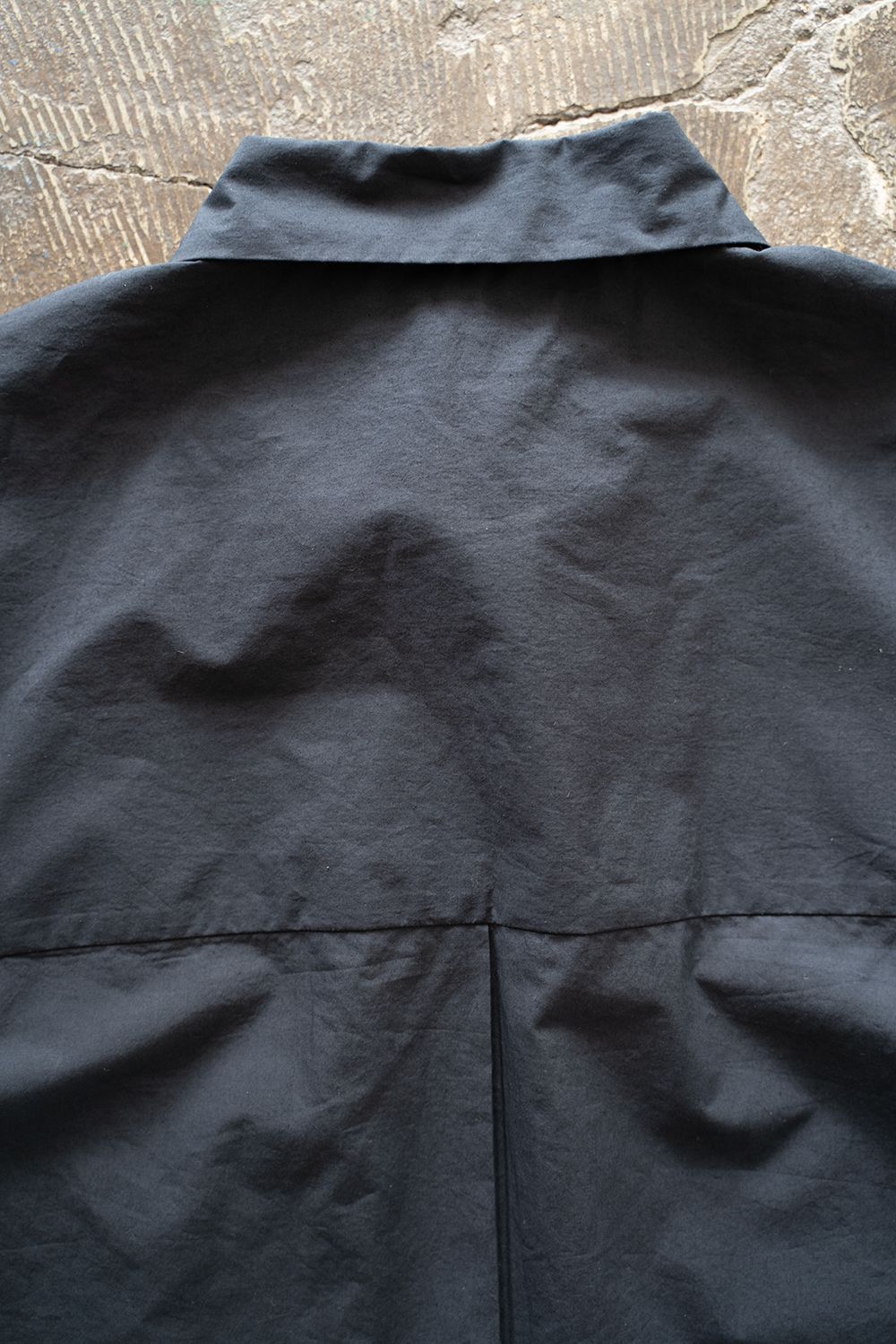 【ラスト1点】【23SS】半袖タイプライターレギュラーカラーシャツ(NAVY)