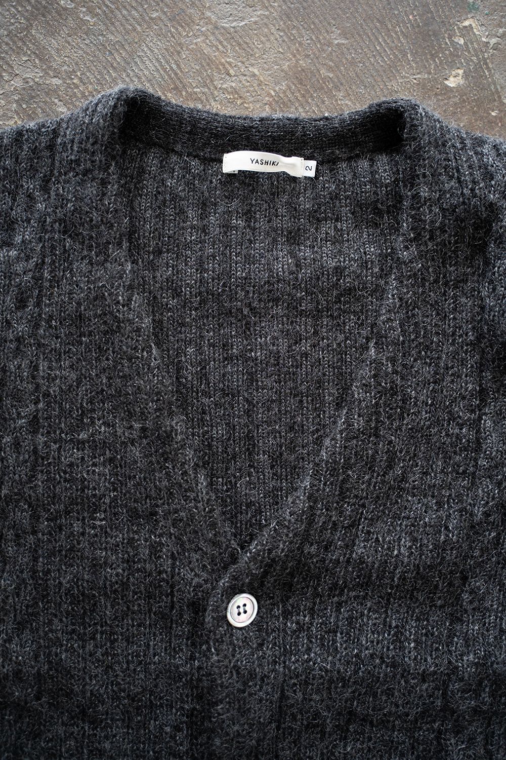 【25AW】Sekkei Mohair Cardigan(BLACK)