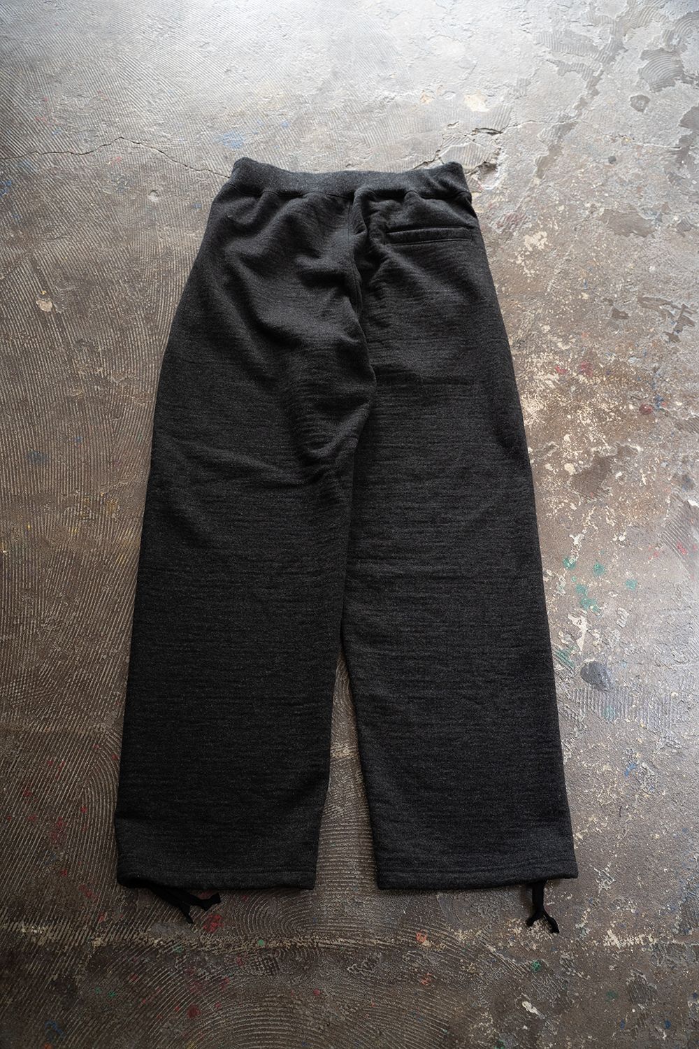 【ラスト1点】wool french terry truck pants/ウールフレンチテリートラックパンツ(CHARCOAL)