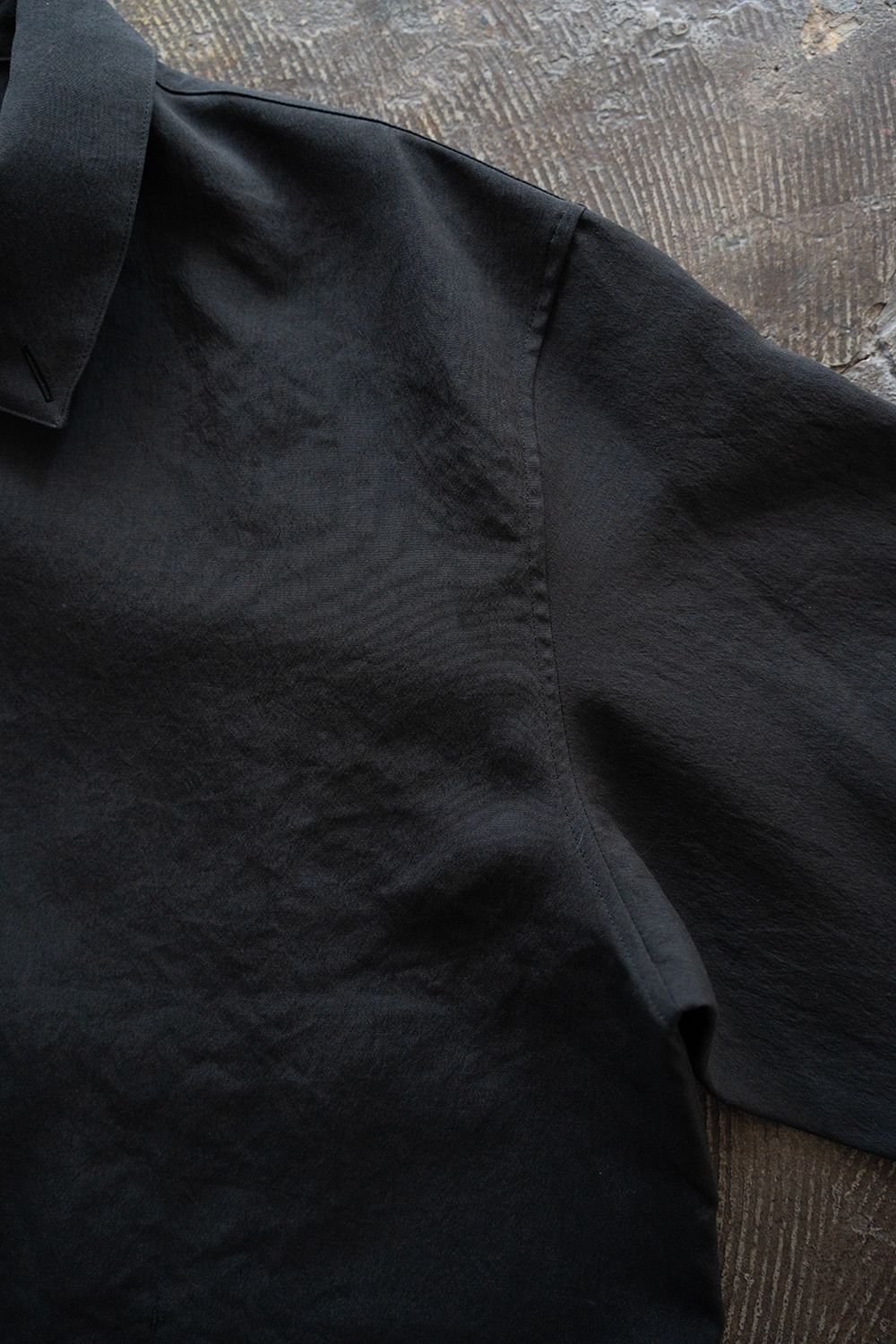 【25AW】撥水ナイロンアノラック(INK BLACK)