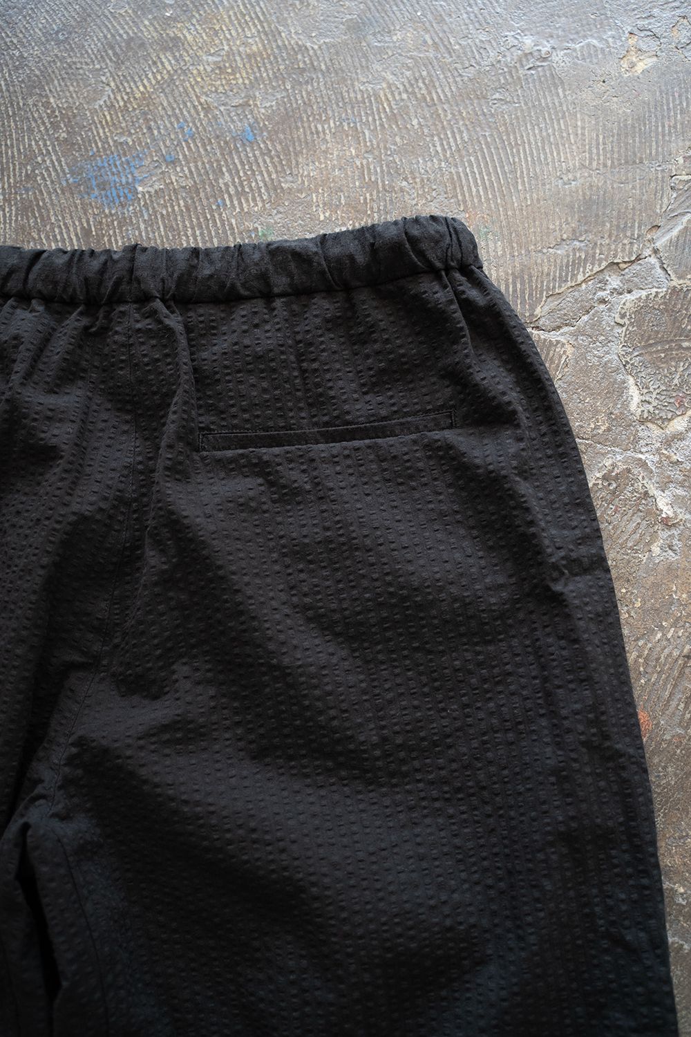 【25SS】"week s/s"pajama【セットアップ】(seersucker BLACK)