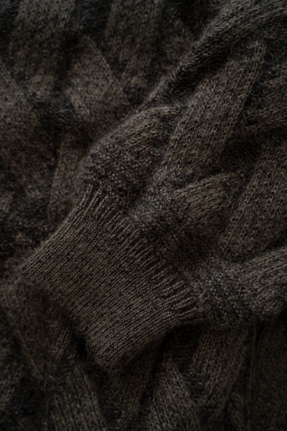【26AW】Ochiba Mohair Cardigan(OLIVE)