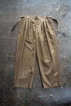 【ラスト1点】【22SS】Hakama Akane Slacks/ハカマアカネスラックス(BEIGE)