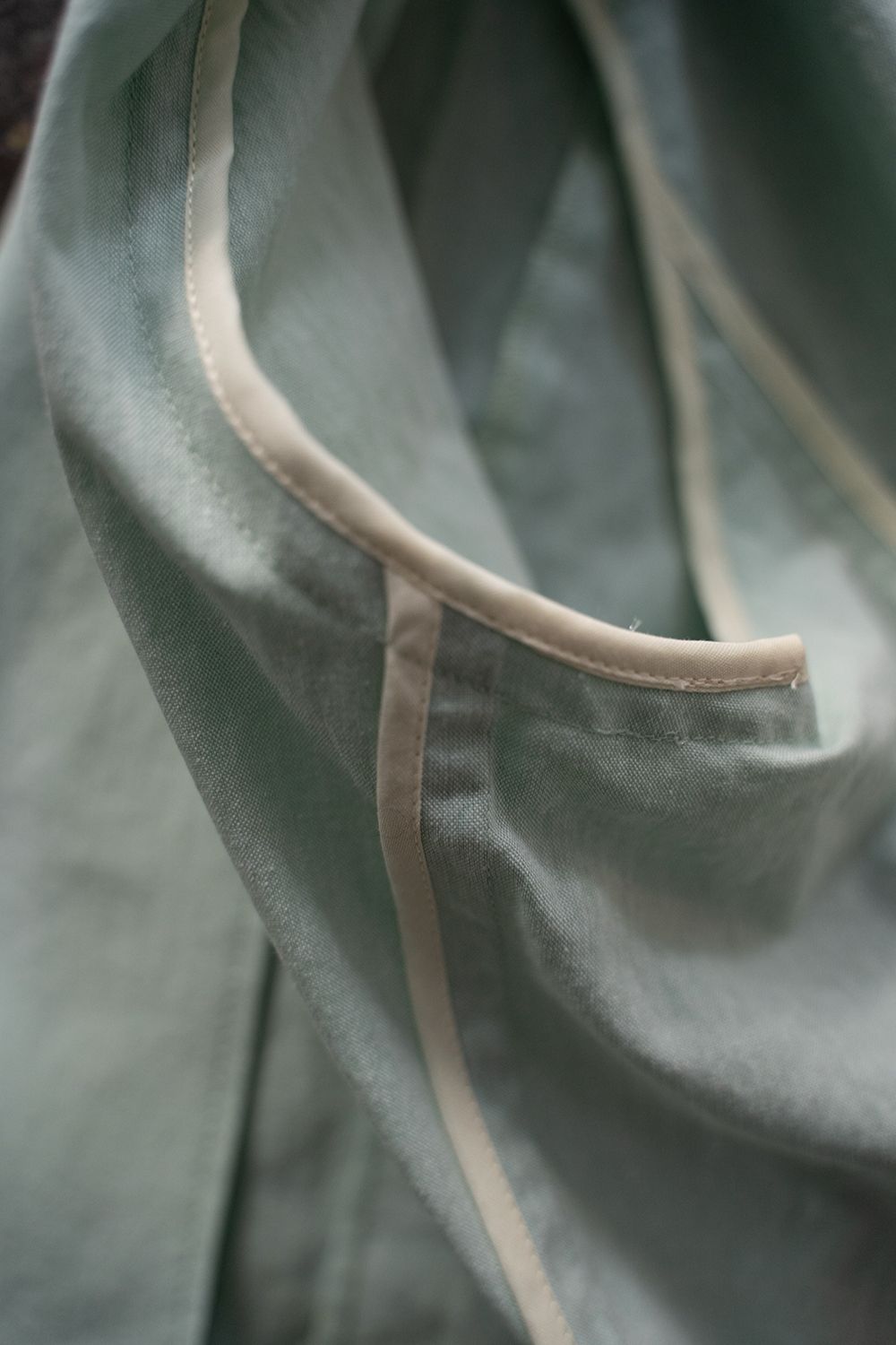 【ラスト1点】【23SS】T/C Chambray 2B Jacket/ポリエステルコットンシャンブレー2Bジャケット(GREEN)