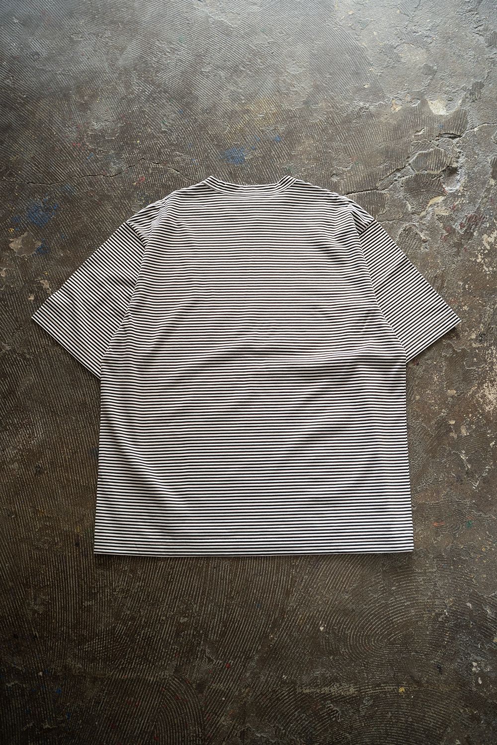 【ラスト1点】【25SS】ボーダーTシャツ(WHITE×OLIVE)