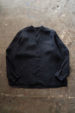 和紙大麻シャツ(濃紺)